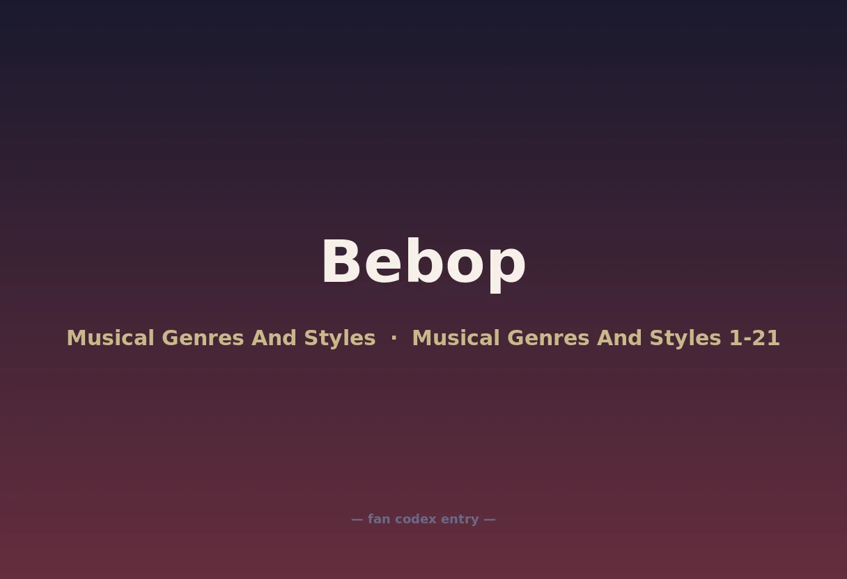 Bebop