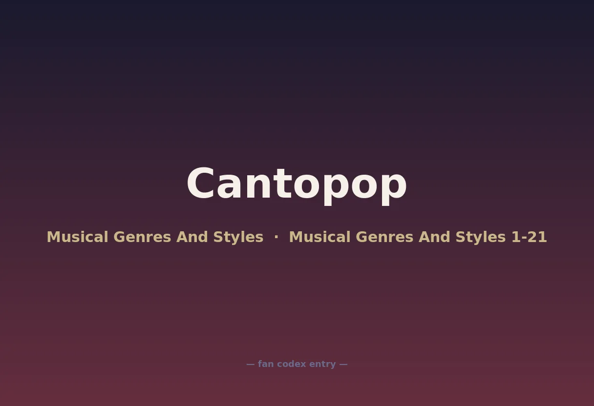 Cantopop