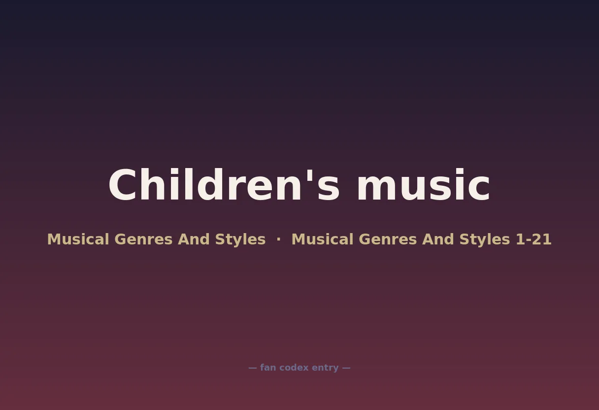 Children's music