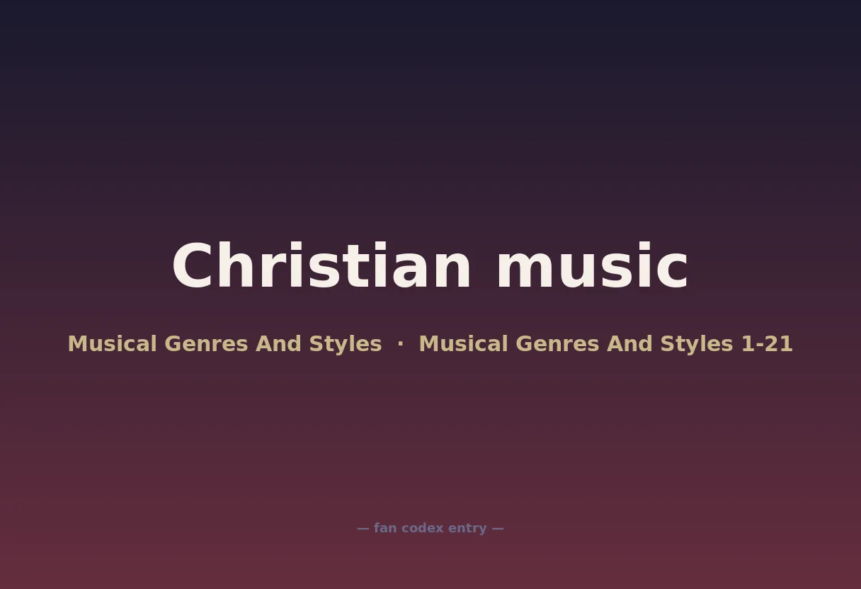 Christian music
