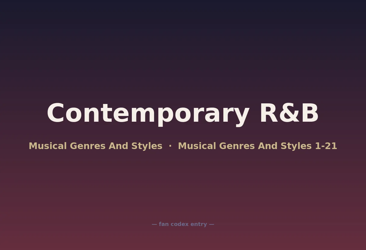 Contemporary R&B